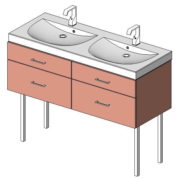 Delpha basin and cabinet - Inspirations P120