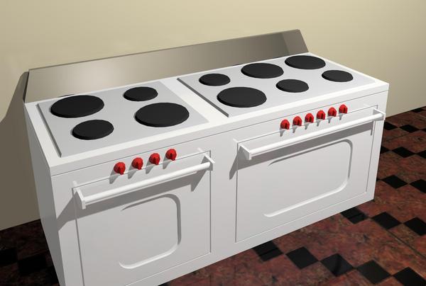 Side By Side 10 Burner Range