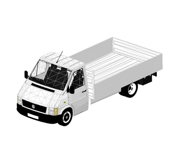 VW LT DumpTruck SimpleCabin