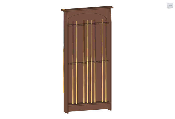 Billards Cue Rack