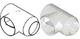 Round Duct Horizontal T 1