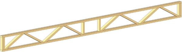 Wood Web Joist 4" panels