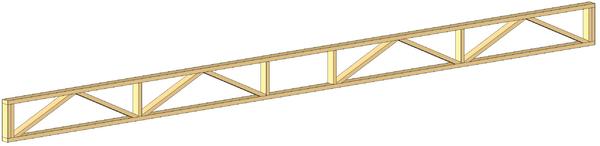 Wood web joist 5ft panels