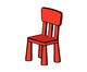 IKEA Mammut (Simple Child-Seat) red