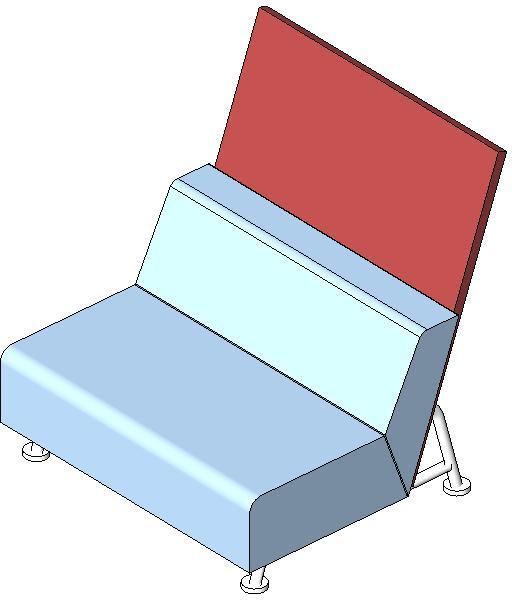 sofa steelcase bix 4'