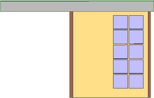 Sliding industrial door