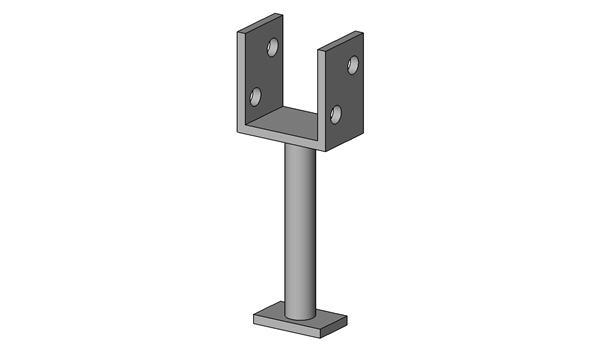 Full Stirrup Post Anchor