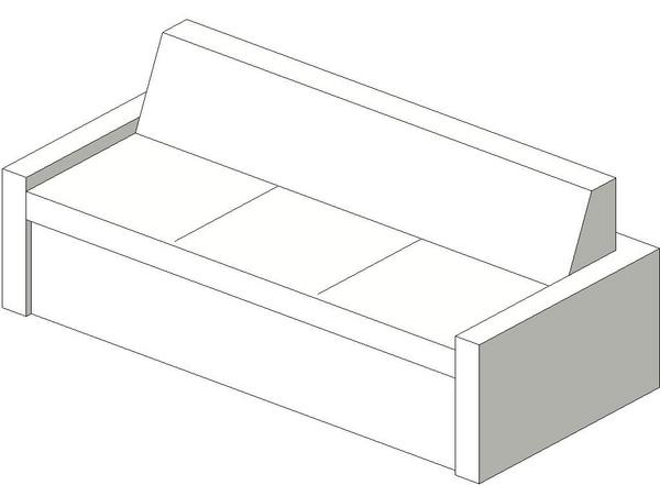 1,2,3 or 4 seats couch