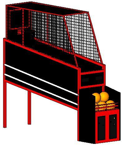 Basketball arcade machine