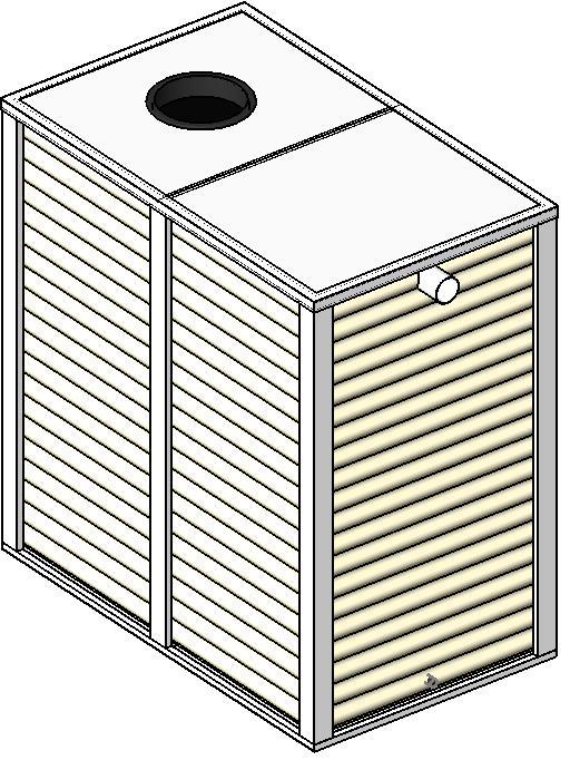 Tank UniqueModular 2Bay 2100 1300Litre
