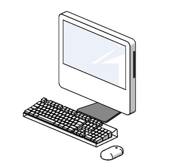iMac G5 Computer 17" Screen Model