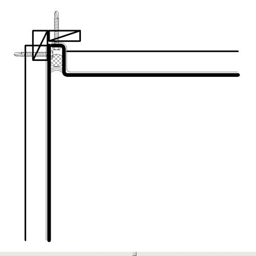 Metal Panel - Corner Inside