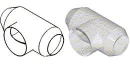 Round Duct Horzontal T 2