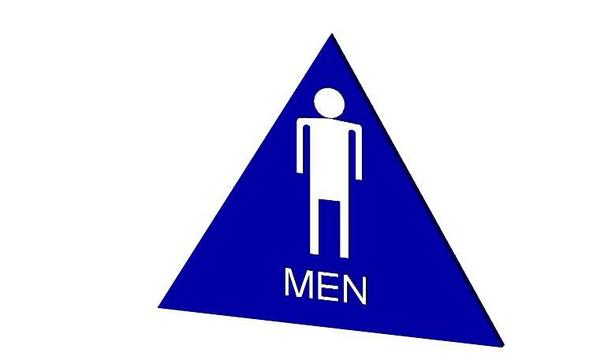 Restroom Sign - Men