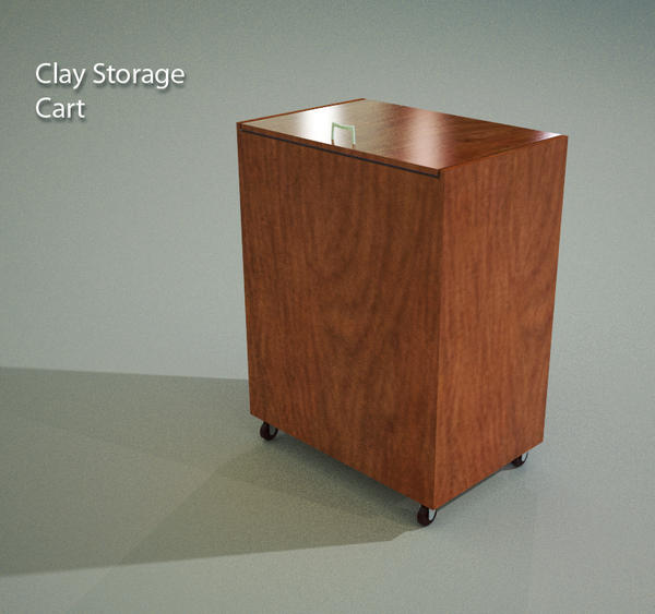 Clay Storage Cart