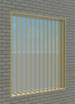 Vertical Louvre Window