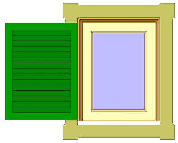 JM - Batente 1 Folha c Vidro Liso