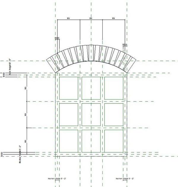 Arched Window with Parametric Brick Arch