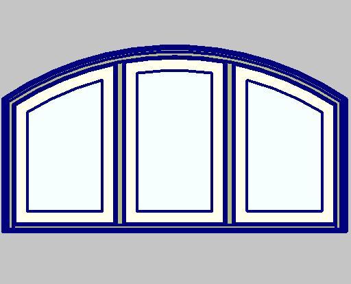 Kolbe Ultra Series Casement Segment Head 3-Wide Units