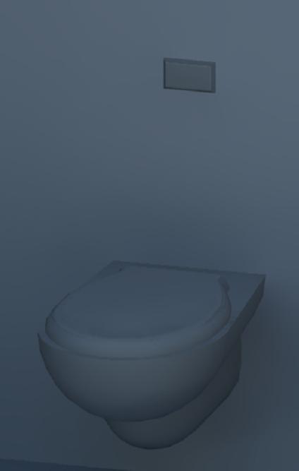 Ifö toilet, wall hung