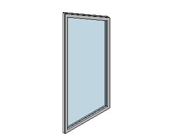 Angled Glass Greenhouse Door