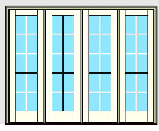 Kolbe Ultra Series Inswing Patio Door 4-Wide Standard Sill Units