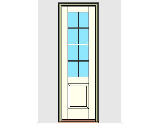 Kolbe Ultra Series Inswing Entrance Door 1-Wide 1-Panel Oak Sill Units