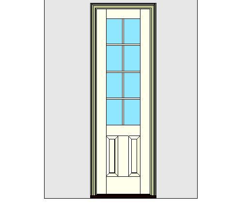 Kolbe Ultra Series Inswing Entrance Door 1-Wide 2-Panel Standard Sill Units