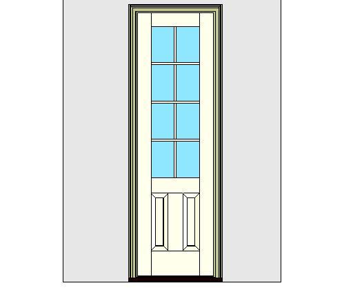 Kolbe Ultra Series Inswing Entrance Door 1-Wide 2-Panel Standard Sill Units