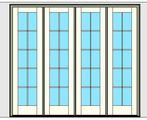 Kolbe Ultra Series Inswing Entrance Door 4-Wide Standard Sill Units