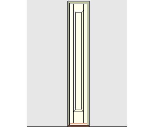 Kolbe Ultra Series Inswing Entrance Sidelite 1-Panel Sash Oak Sill Units