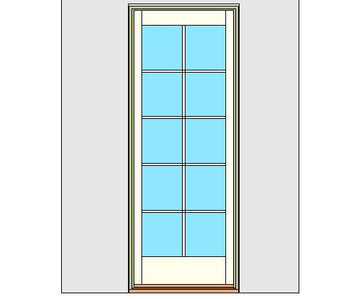 Kolbe Ultra Series Inswing Entrance Sidelite 1-Wide Oak Sill Units