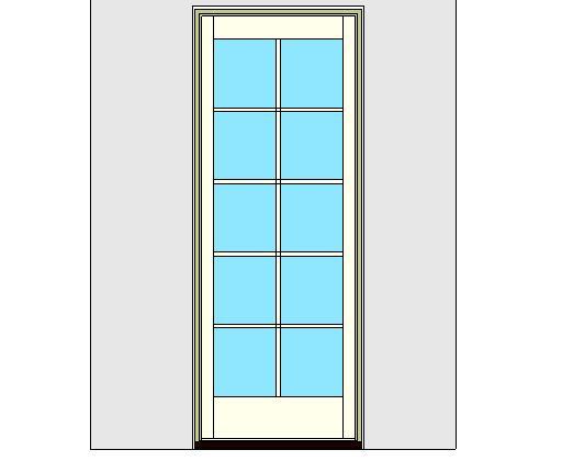 Kolbe Ultra Series Inswing Entrance Sidelite 1-Wide Standard Sill Units