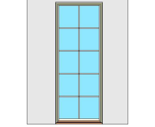 Kolbe Ultra Series Inswing Entrance Sidelite Direct-Set Oak Sill Units