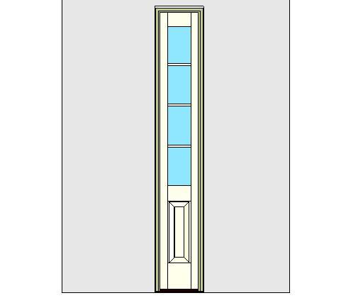 Kolbe Ultra Series Inswing Entrance Sidelite Panel-Glass Handicap Sill Units
