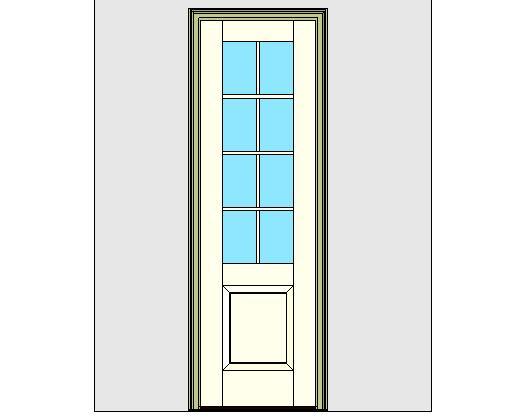 Kolbe Ultra Series  Outswing Entrance Door 1-Wide 1-Panel Handicap Sill Units