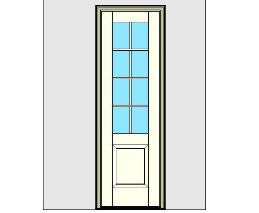 Kolbe Ultra Series  Outswing Entrance Door 1-Wide 1-Panel Standard Sill Units