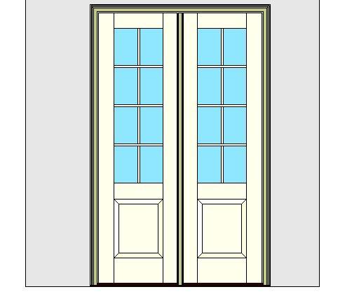Kolbe Ultra Series Outswing Entrance Door 2-Wide 1-Panel Handicap Sill Units