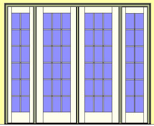 Kolbe Ultra Series Outswing Door 2-Wide Both Sidelites Handicap Sill Units