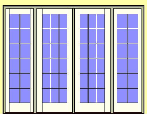 Kolbe Ultra Series Outswing Door 2-Wide Both Sidelites Standard Sill Units