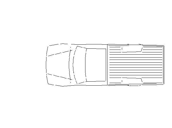 pickup truck 2d