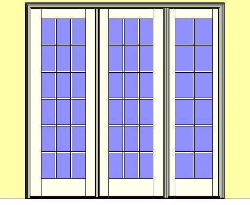 Kolbe Ultra Series Outswing Door 2-Wide Right Sidelite Standard Sill Units