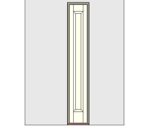 Kolbe Ultra Series Outswing Entrance Sidelite 1-Panel Sash Oak Sill Units