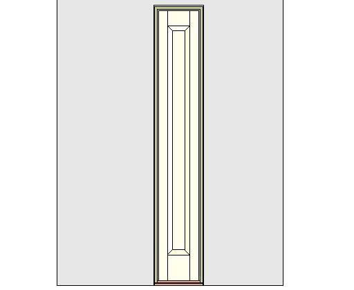 Kolbe Ultra Series Outswing Entrance Sidelite 1-Panel Sash Oak Sill Units