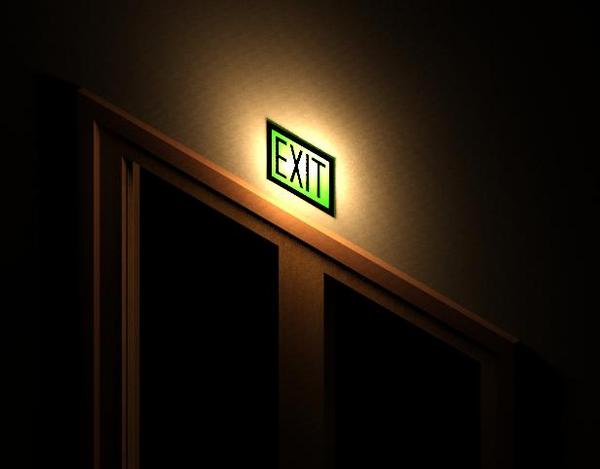 Exit Sign By Safe Glow