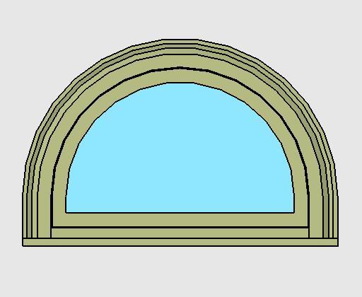 Kolbe Ultra Series Casement Half-Circle Direct Set Units