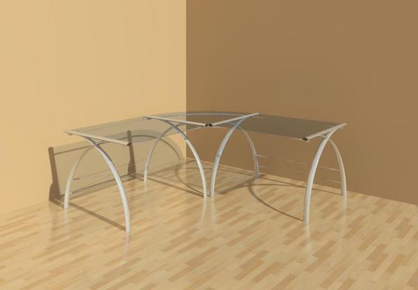 Glass Desk