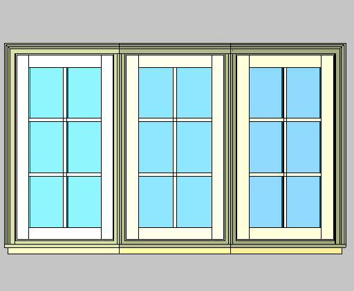 Kolbe Ultra Series Casement 3-Wide N Series Bow Units