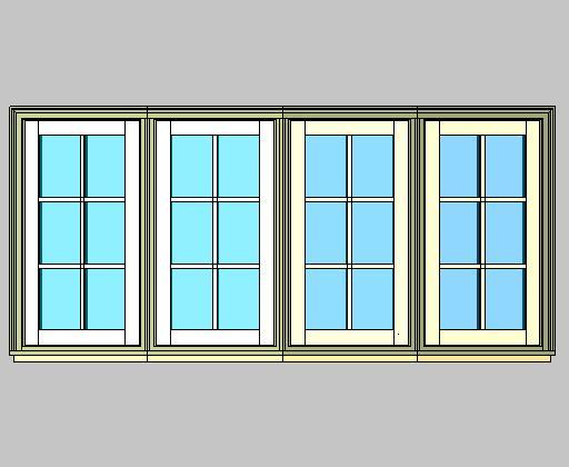 Kolbe Ultra Series Casement 4-Wide N Series Bow Units