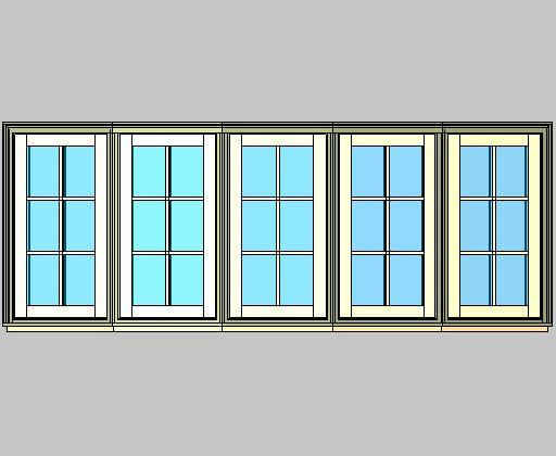 Kolbe Ultra Series Casement 5-Wide N Series Bow Units